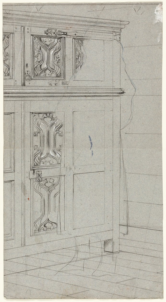 Sketch of a Cabinet by Henry Stacy Marks
