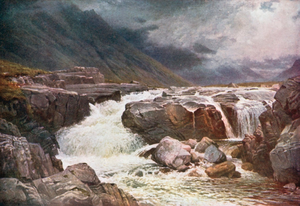 River Coe, Glencoe, Argyllshire by Henry Sutton Palmer