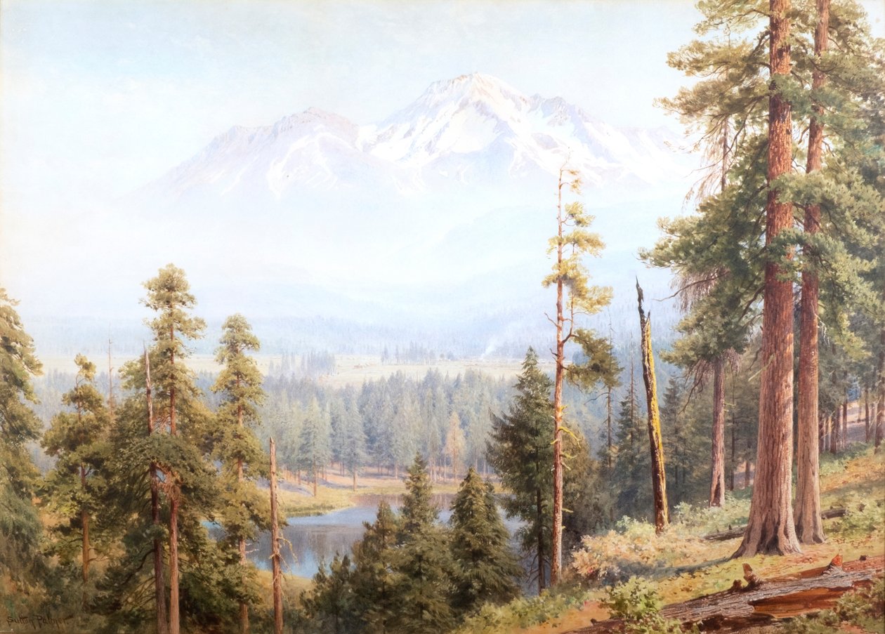 Shasta – Snow Clouds, California by Henry Sutton Palmer