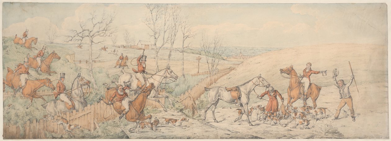 Foxhunting: The Death by Henry Thomas Alken