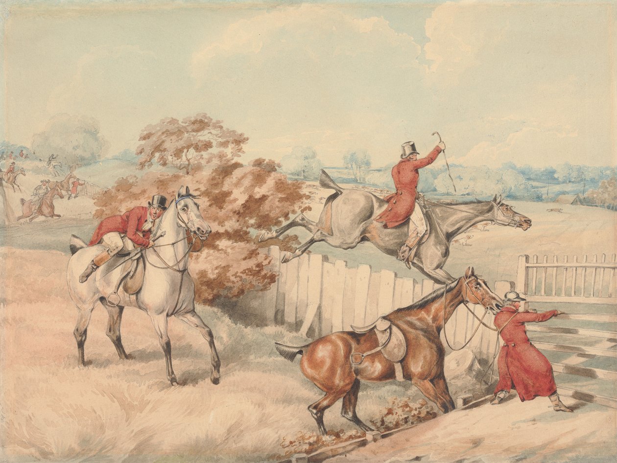 Foxhunting: The Leap by Henry Thomas Alken