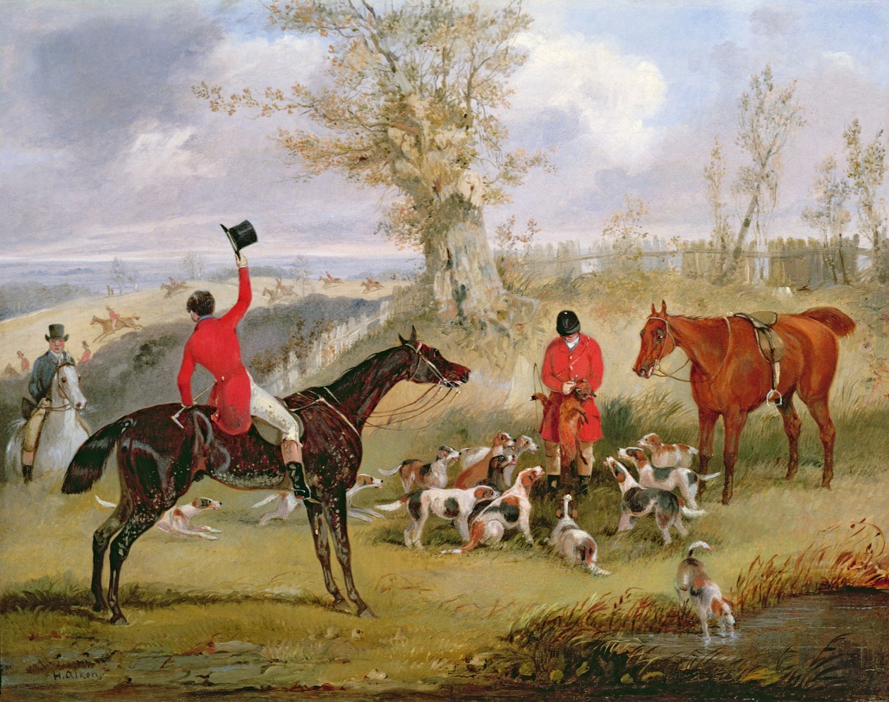 Hunting Scene: The Death by Henry Thomas Alken