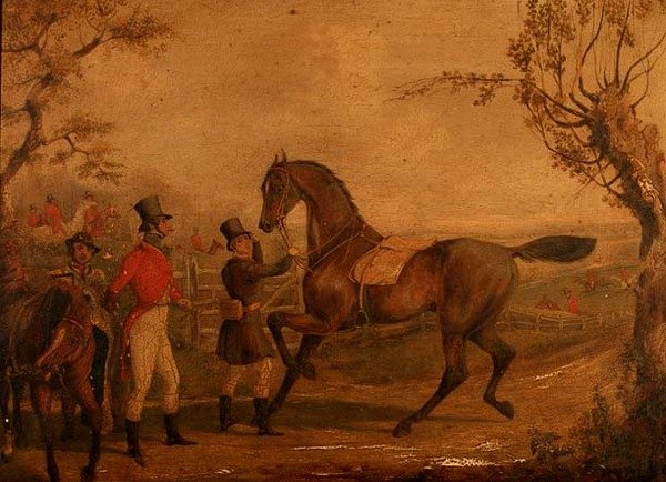 Preparing for the Hunt by Henry Thomas Alken