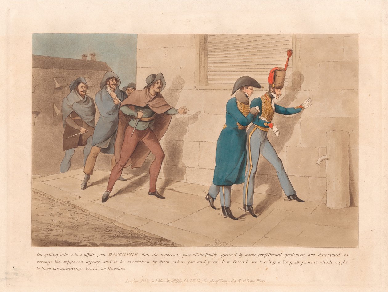 Set of Seven: Military Discoveries by Henry Thomas Alken