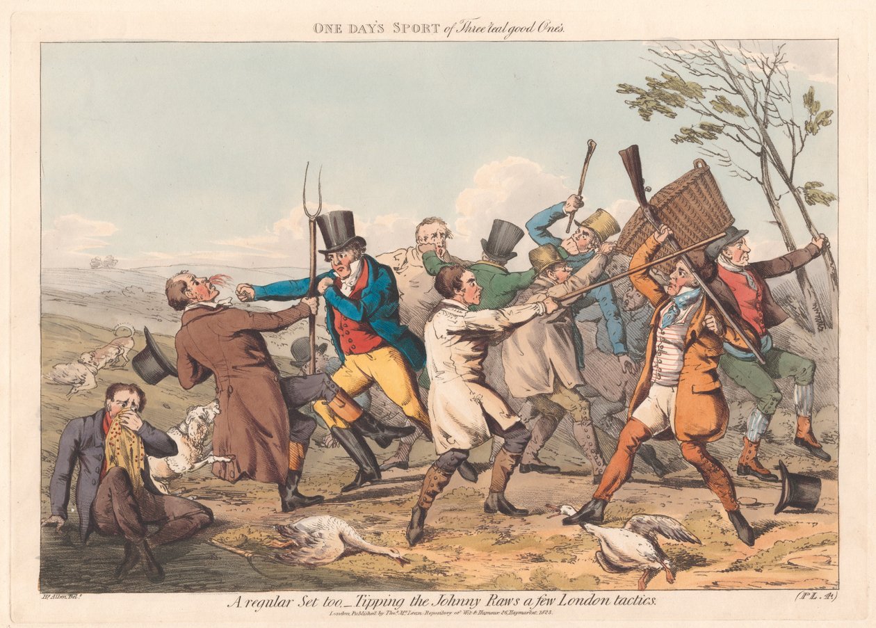 Set of Six with Printed Wrapper, and Title-Page: Shooting, or One Day