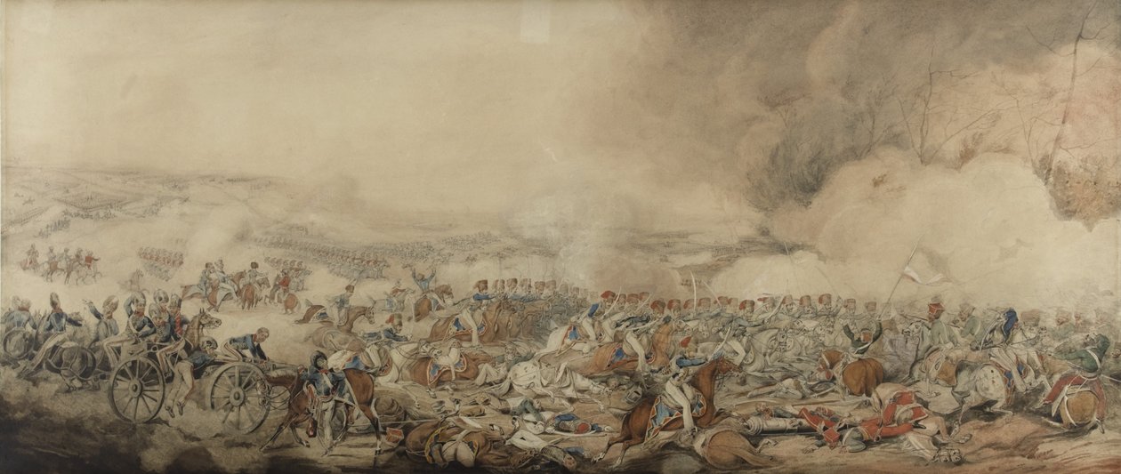The Battle of Waterloo, 18 June 1815 by Henry Thomas Alken