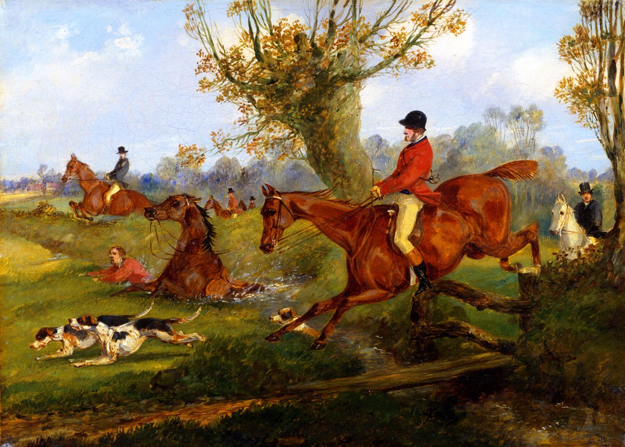 Waterjump, c.1840 by Henry Thomas Alken