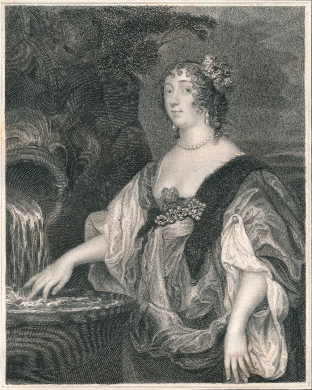 Lucy Percy, Countess of Carlisle by Henry Thomas Ryall