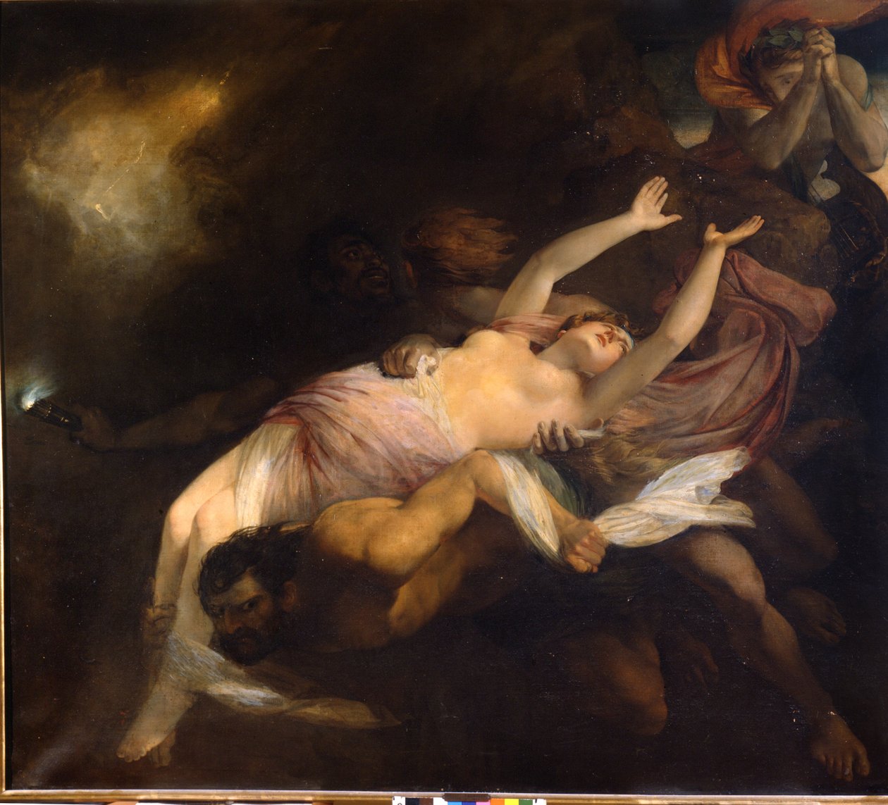 Eurydice kidnapped by Orpheus, Henry Thomson by Henry Thomson