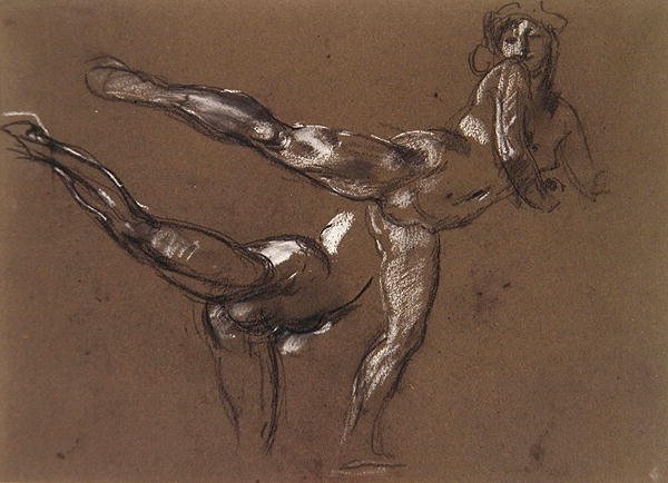 Two Studies of a Female Nude by Henry Tonks