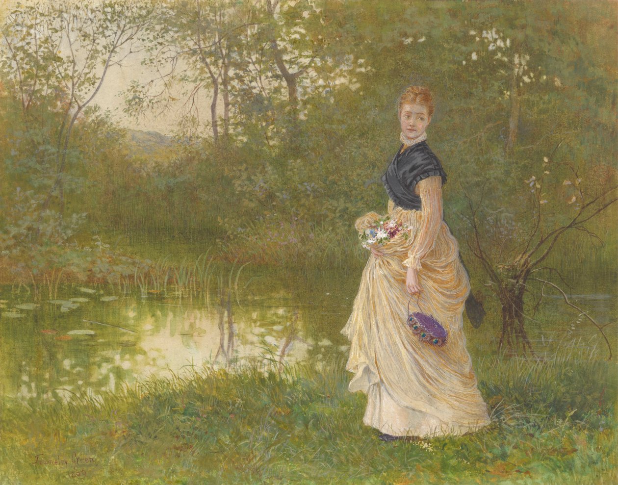 Beside the Lily-Pond by Henry Towneley Green