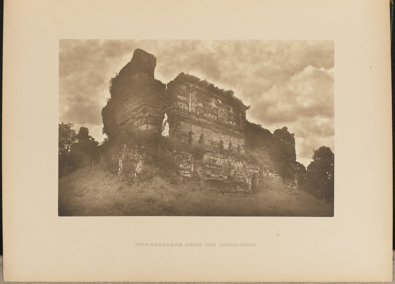 Jetawanarama from the South-West by Henry W. Cave