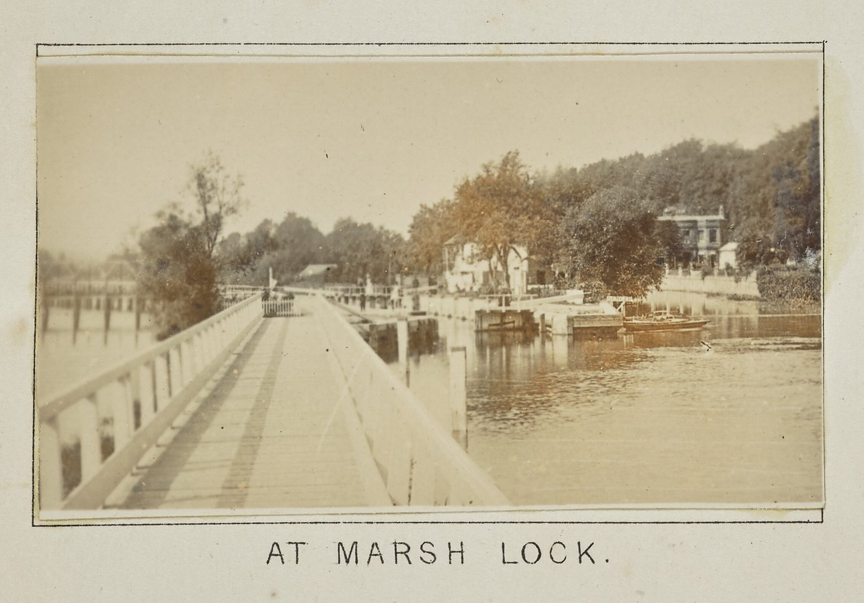 At Marsh Lock by Henry W. Taunt