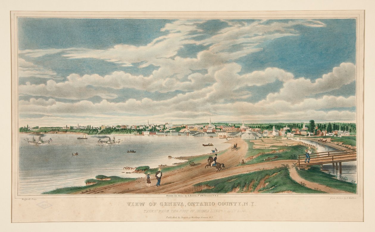 View of Geneva, Ontario County, N.Y. by Henry Walton