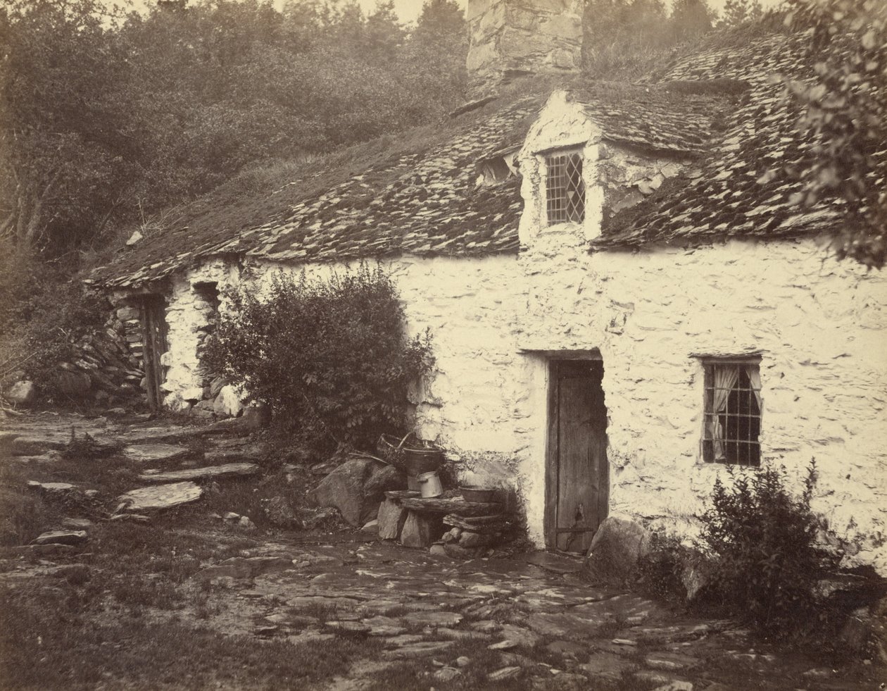 Cottage at Pentre, Wales by Henry White