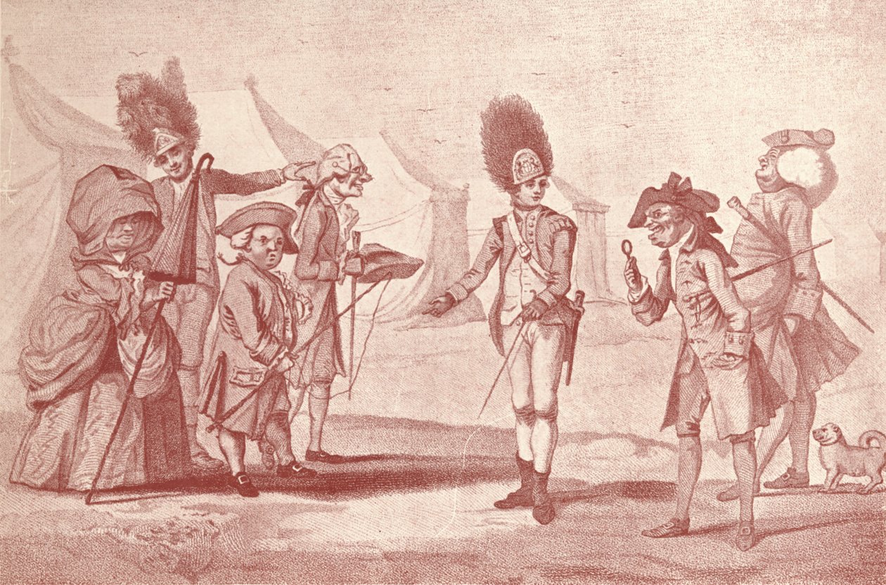 A Visit To Camp by Henry William Bunbury