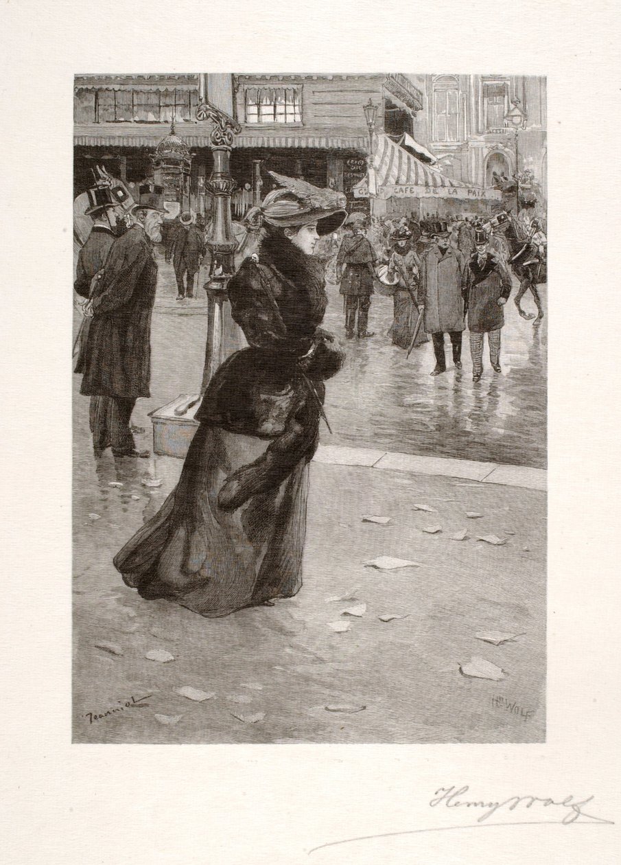 Boulevard des Italiens, a Thorough Parisienne by Henry Wolf