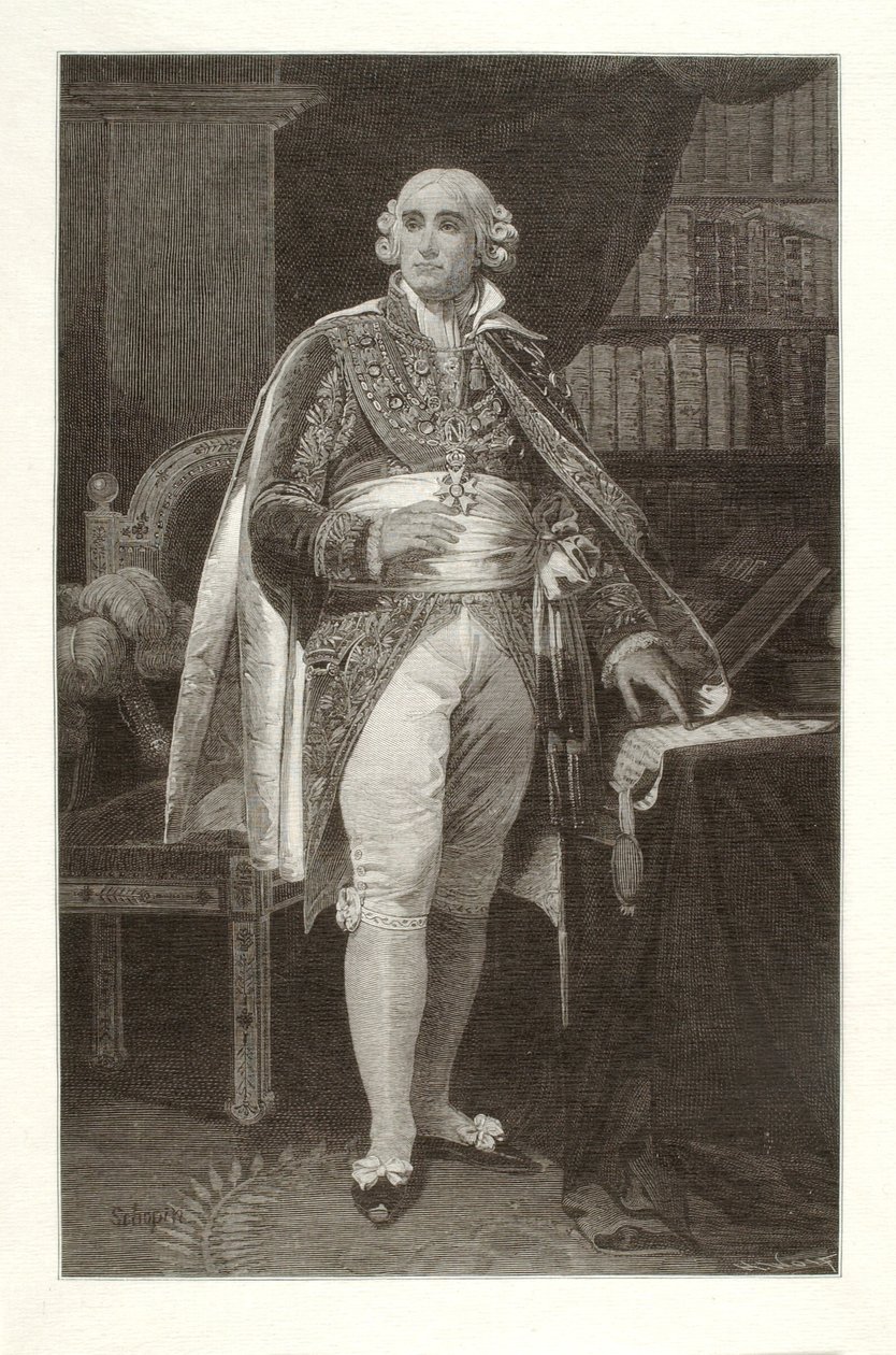 Jean Jacques Regis de Cambaceres, Duke of Parma by Henry Wolf