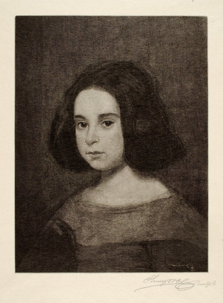 Portrait of a Young Girl by Henry Wolf