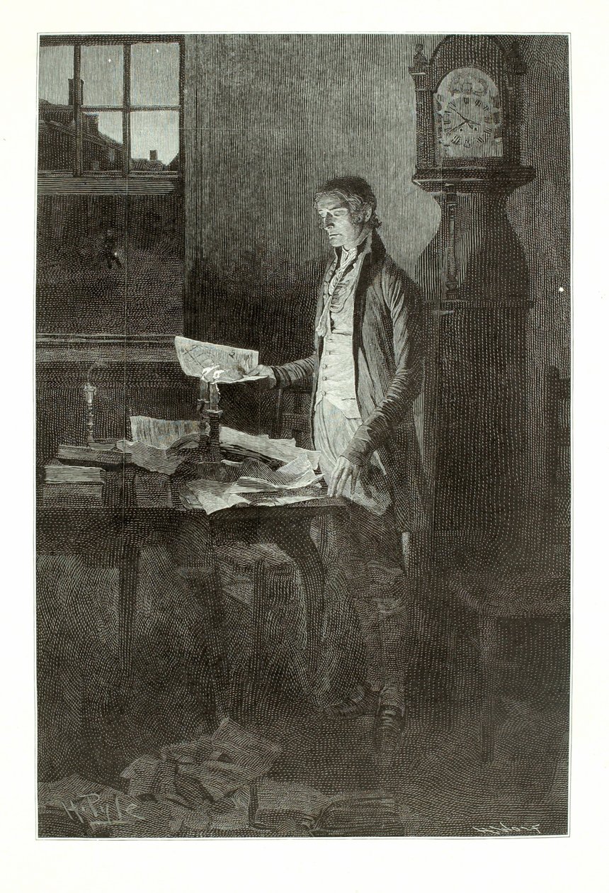 Thomas Jefferson, Writing the Declaration of Independence by Henry Wolf