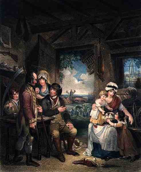 Peace, engraved by John Whessell by Henry (after) Singleton