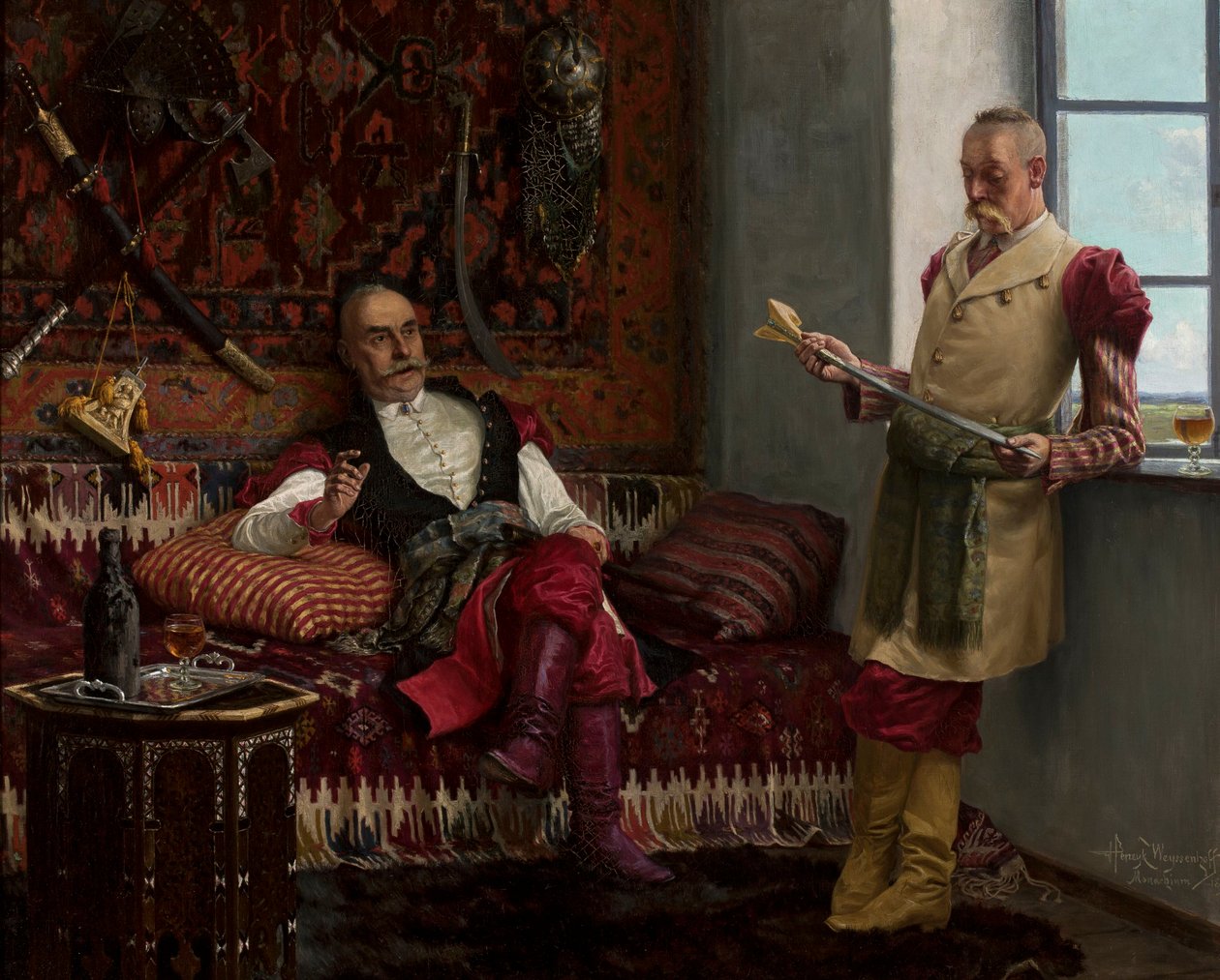Nobility Scene – History of the Kinzhal. History of Yatagan. by Henryk Weyssenhoff