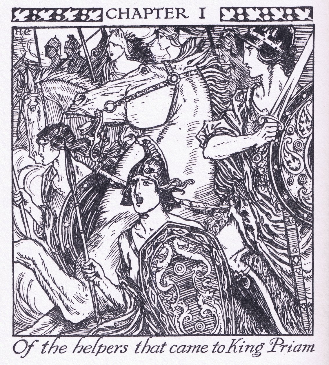 Of the Helpers Who Came to King Priam by Herbert Cole