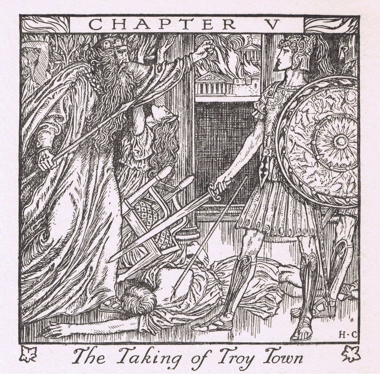 The taking of Troy town by Herbert Cole
