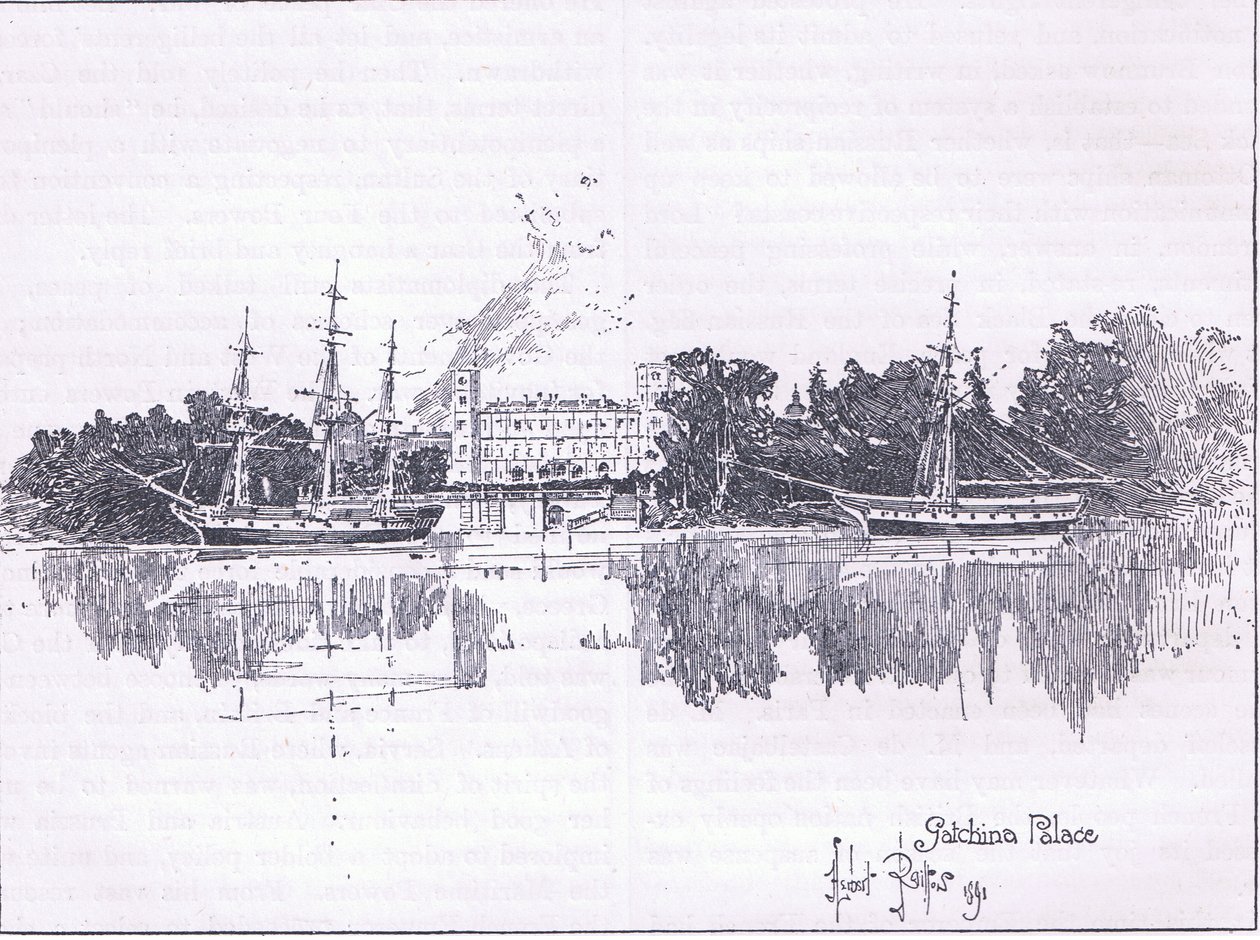 Gatchina Palace, St Petersburg by Herbert Railton