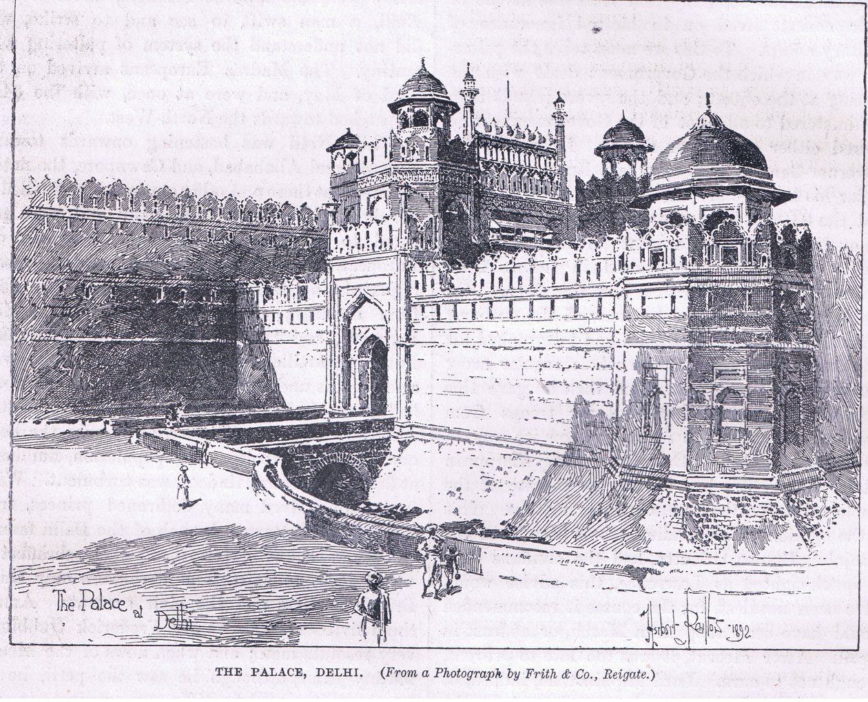The Palace, Delhi by Herbert Railton