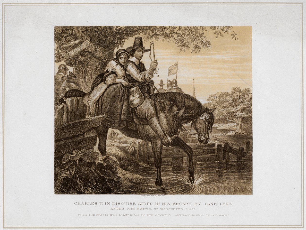 Charles II in Disguise Aided in his Escape by Jane Lane by Herbert Bourne