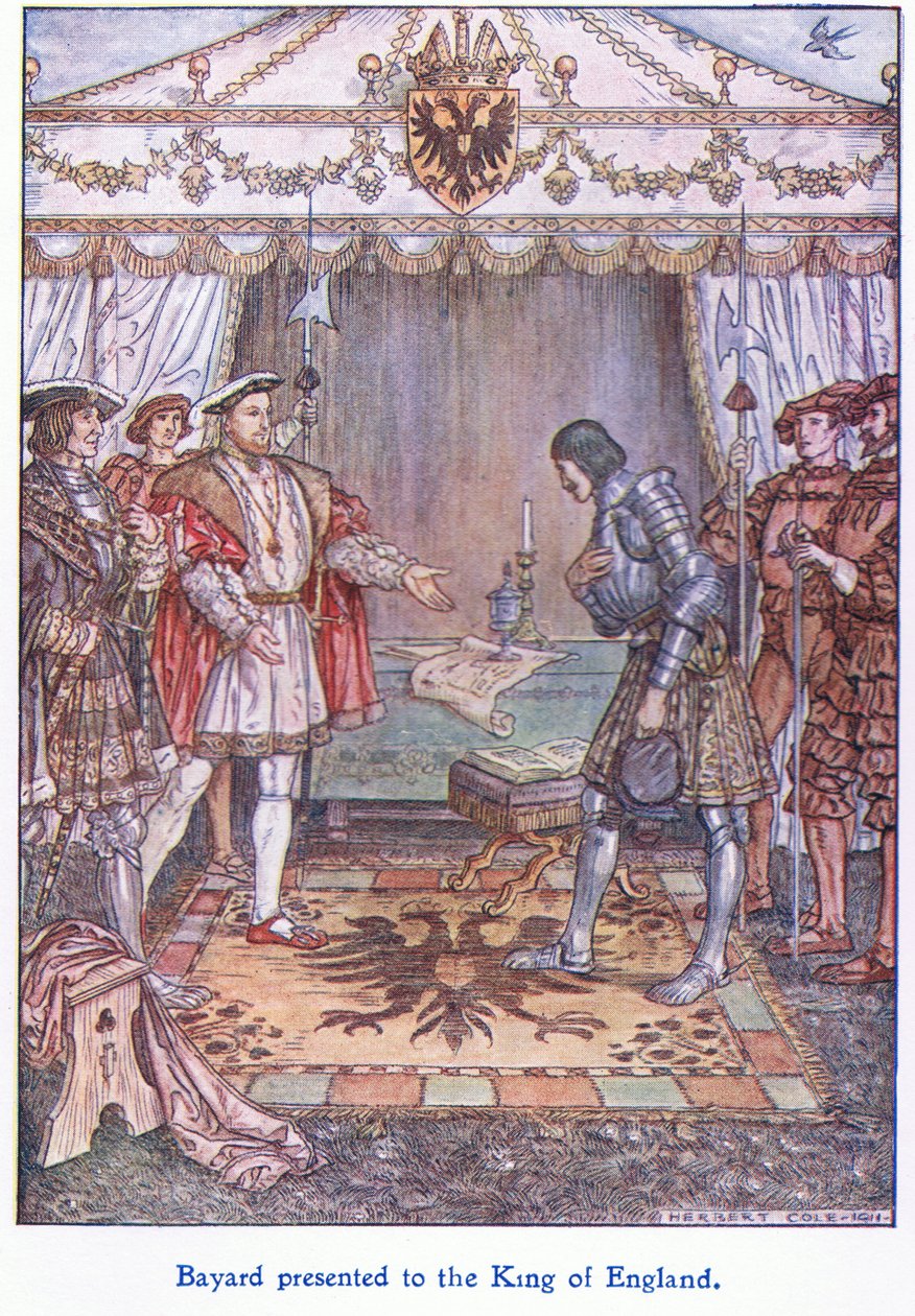 Bayard presented to the king of England (Henry VIII) by Herbert Cole