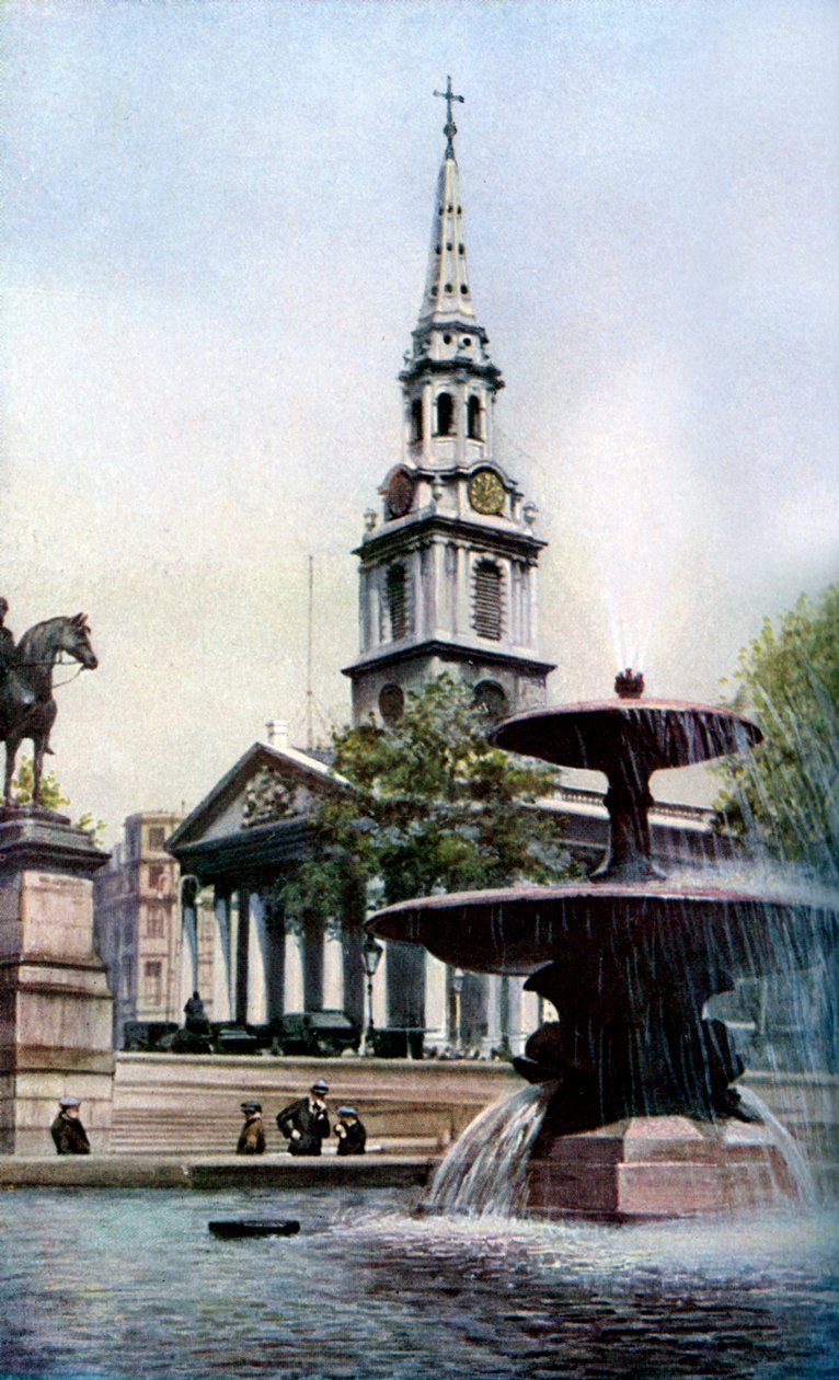 Church of St Martin-in-the-Fields, Trafalgar Square, London by Herbert Felton