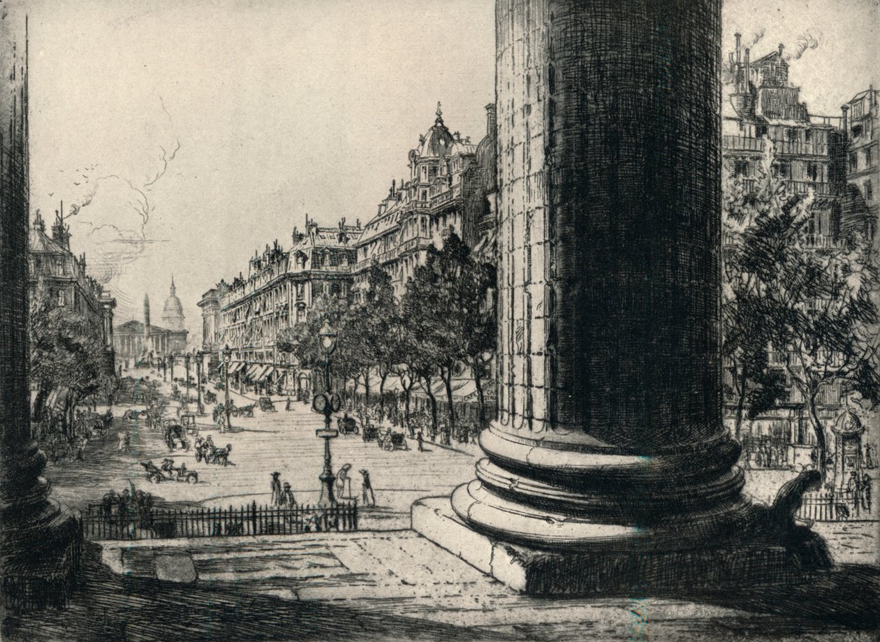 View from the Madeleine, 1915 by Herbert Hillier