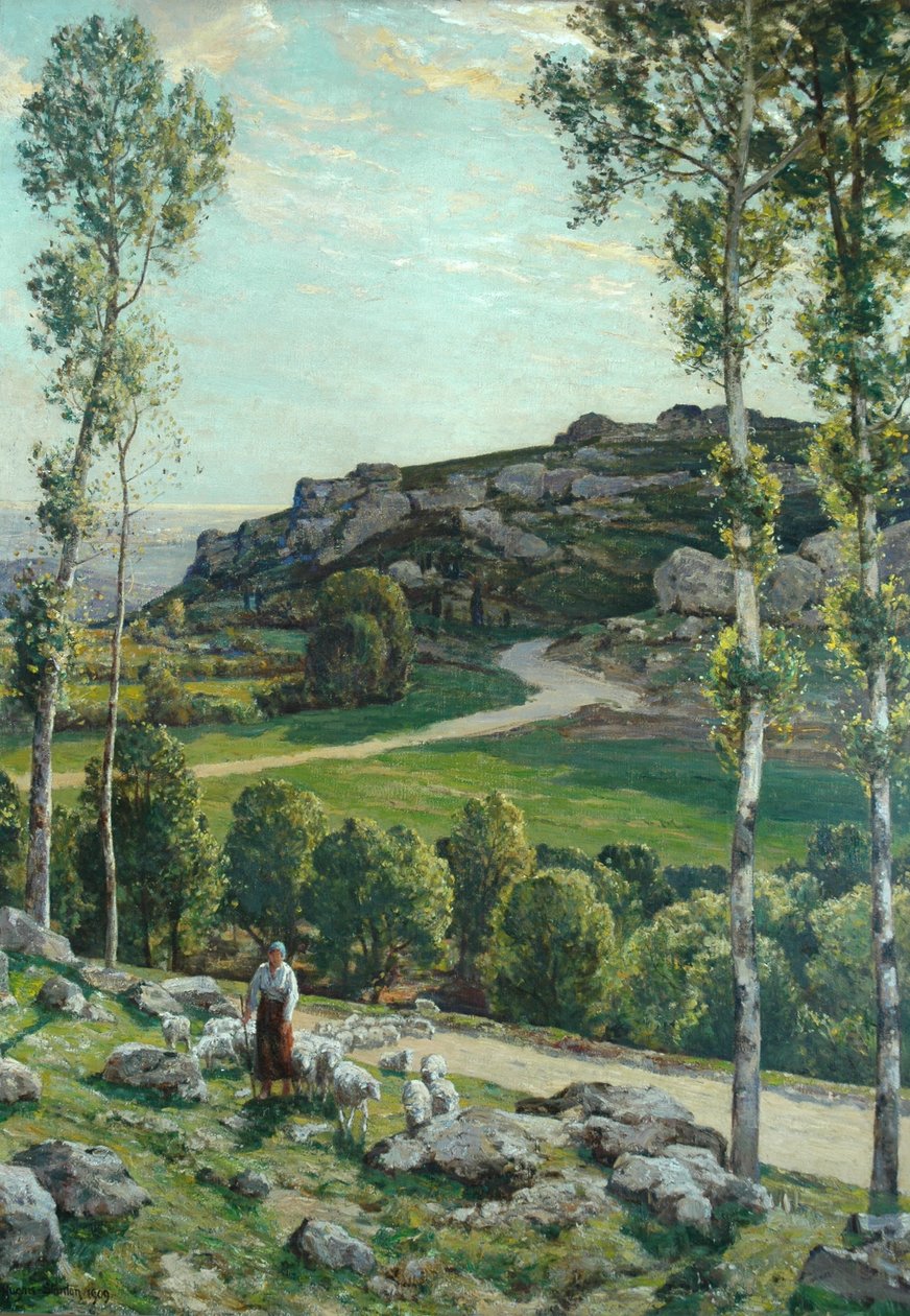 A Road in Provence by Herbert Hughes Stanton