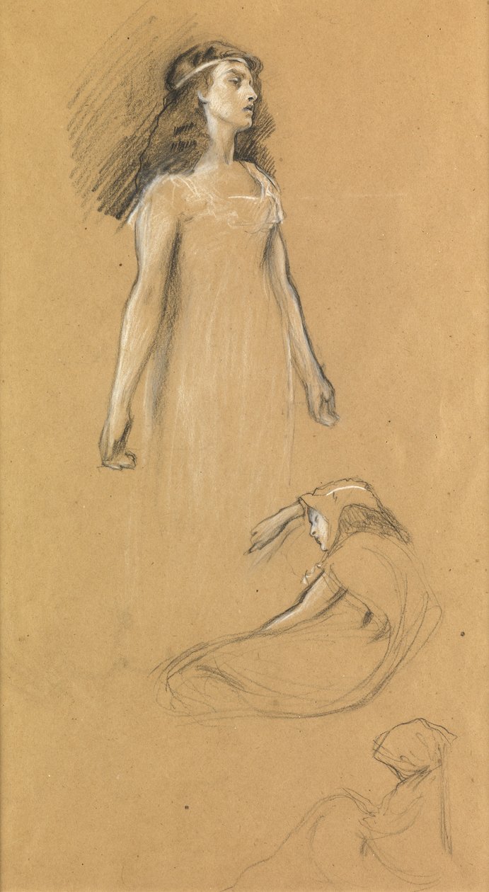 Study for "Tristram and Yseult" by Herbert James Draper