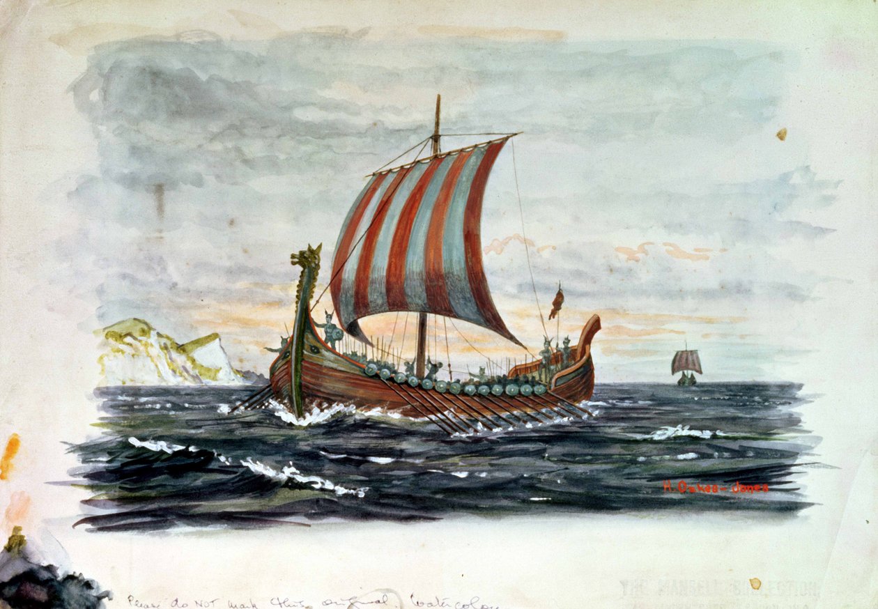 Viking Ship by Herbert Oakes Jones
