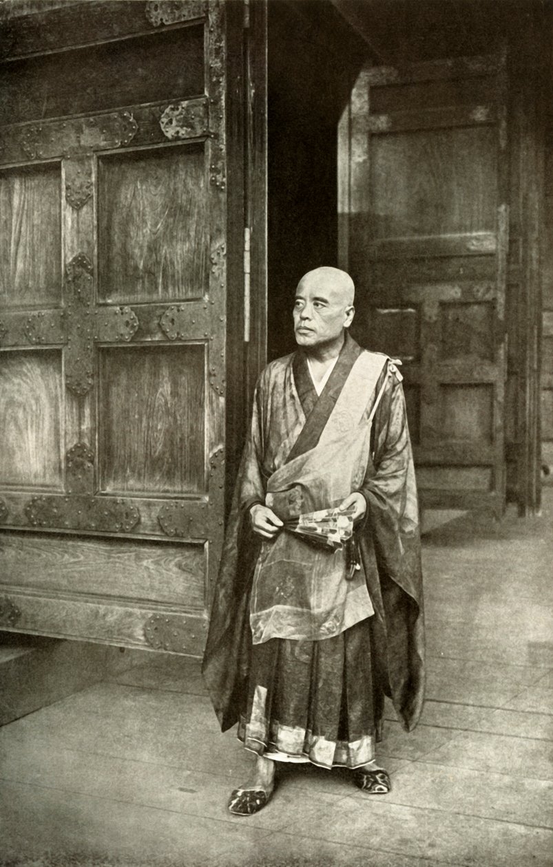 A Priest of Buddha by Herbert Ponting