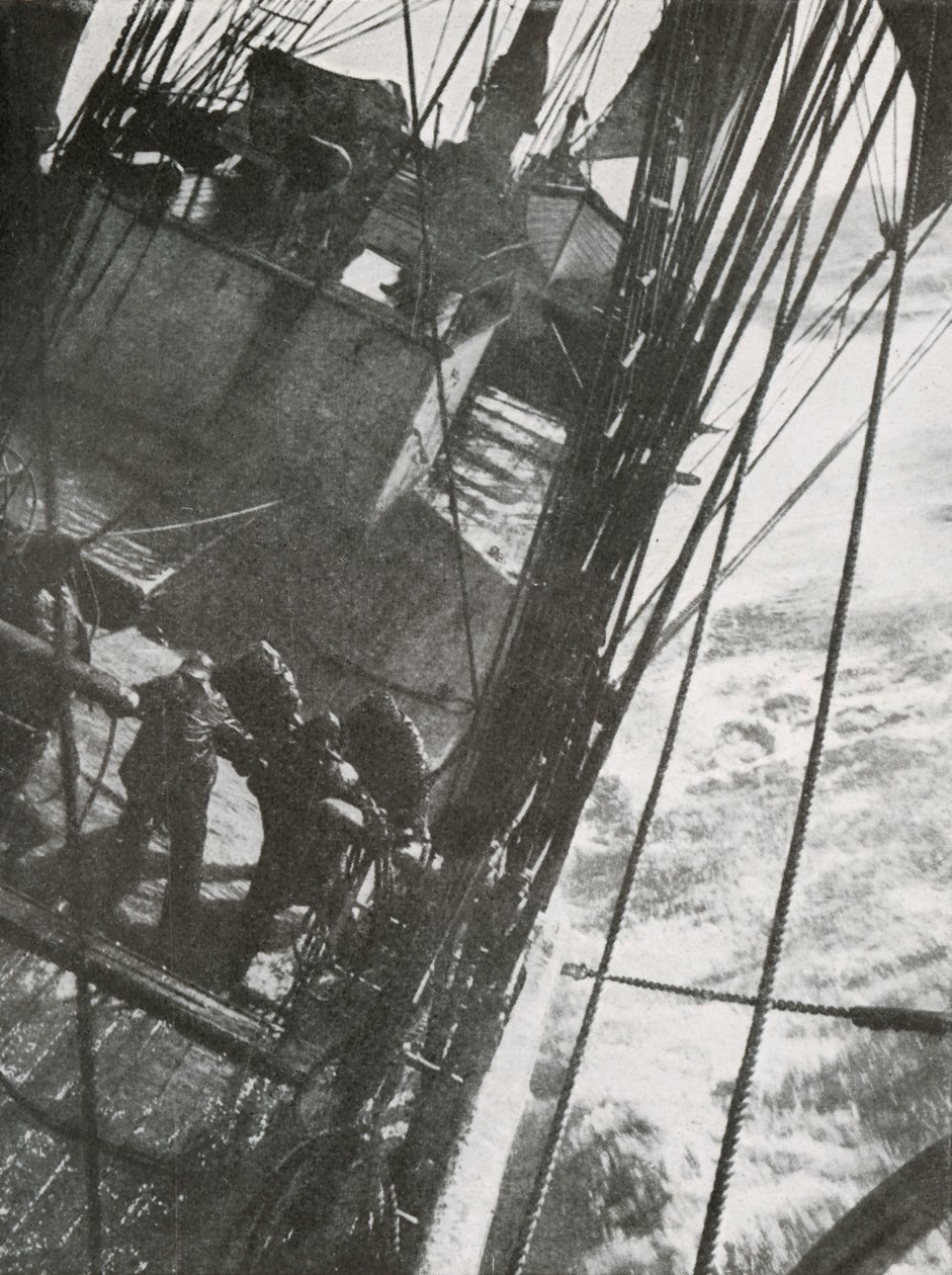 Manning the Pumps by Herbert Ponting