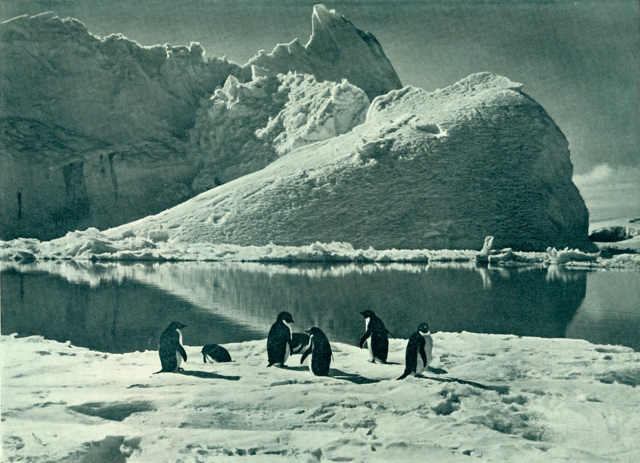 Summer Time - The Ice Opening Up by Herbert Ponting
