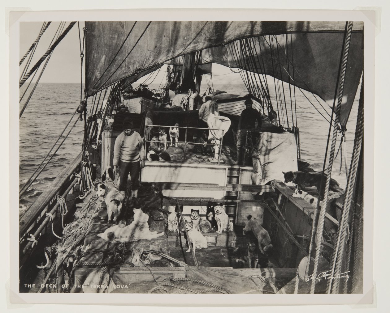 The Deck of the Terra Nova by Herbert Ponting