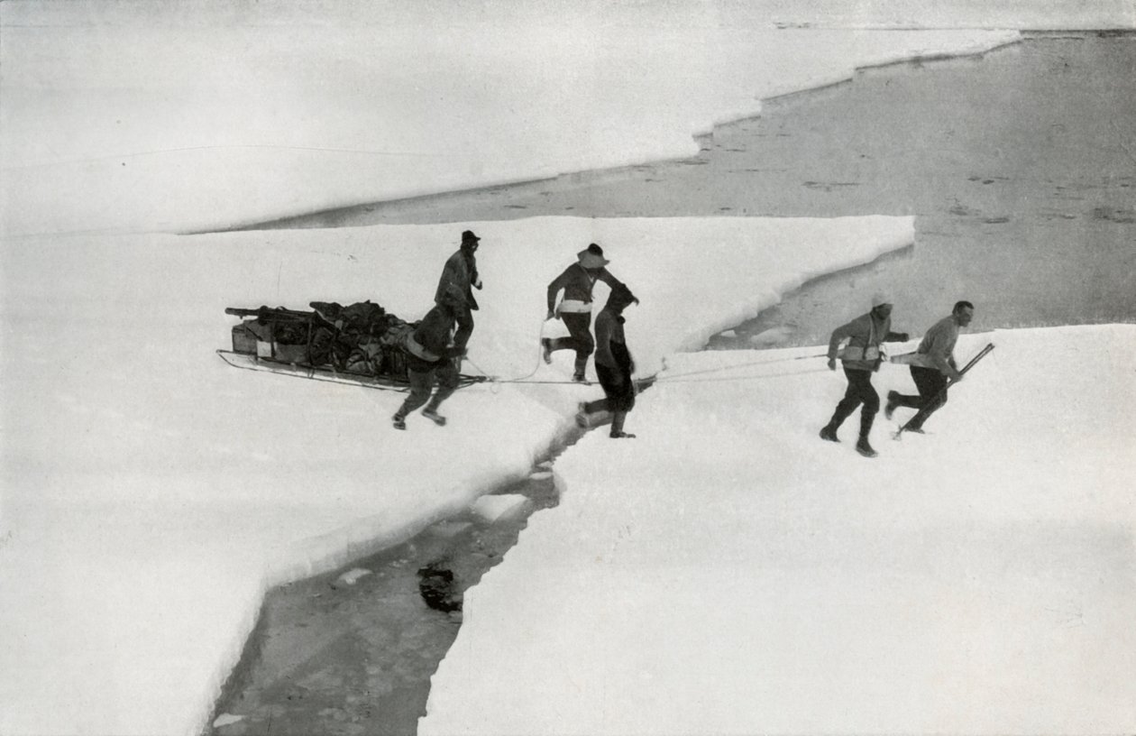 The Relief of the Western Party by the Terra Nova, 18 February 1913 by Herbert Ponting