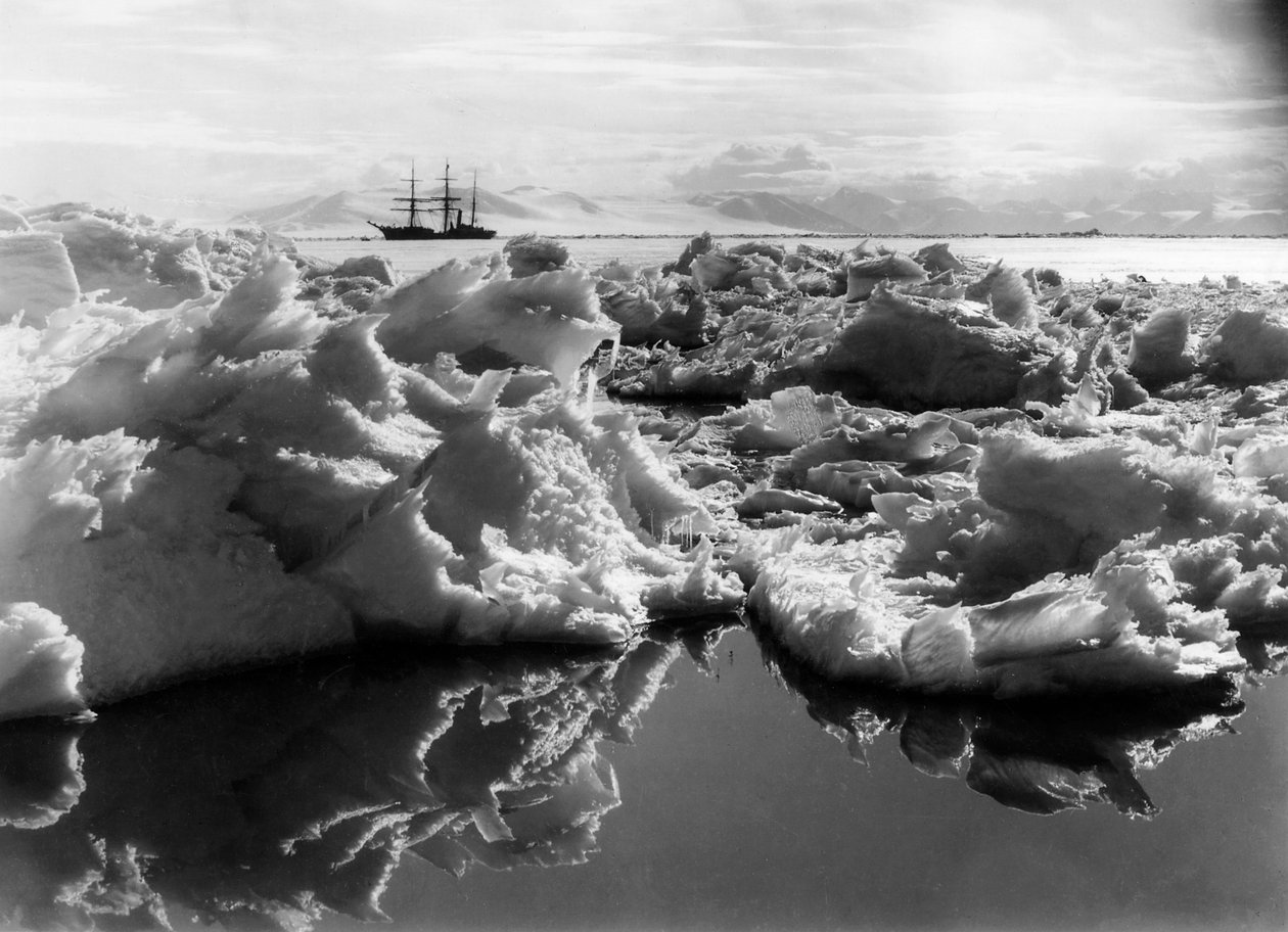 The Terra Nova in McMurdo Sound, Antarctica, 1911 by Herbert Ponting