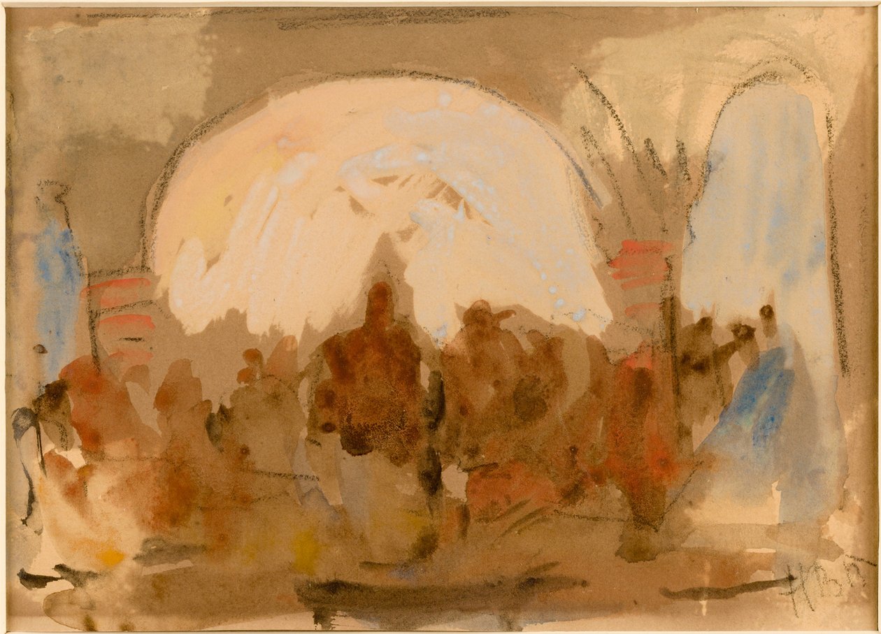 Bazaar, Marrakesh by Hercules Brabazon Brabazon