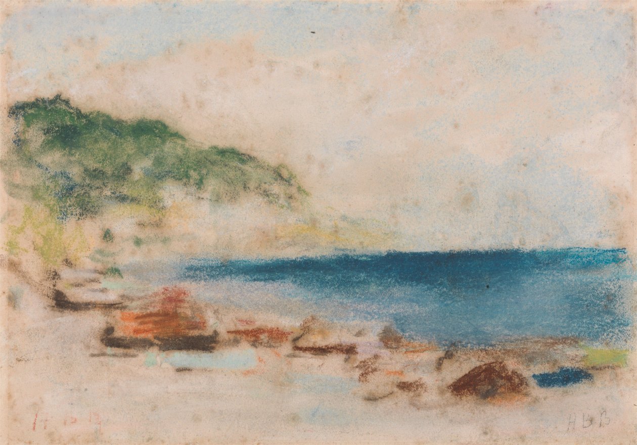 Coastal Scene by Hercules Brabazon Brabazon