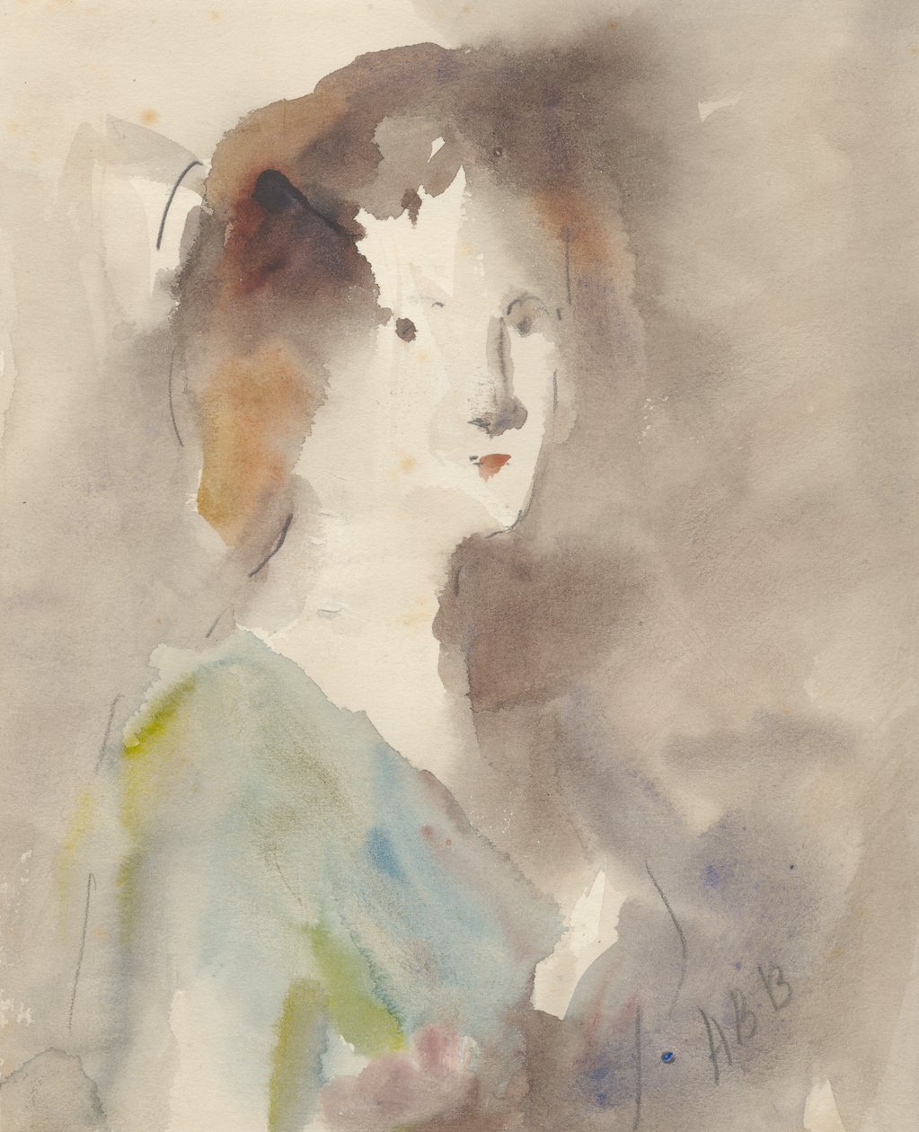 Portrait of a Woman by Hercules Brabazon Brabazon