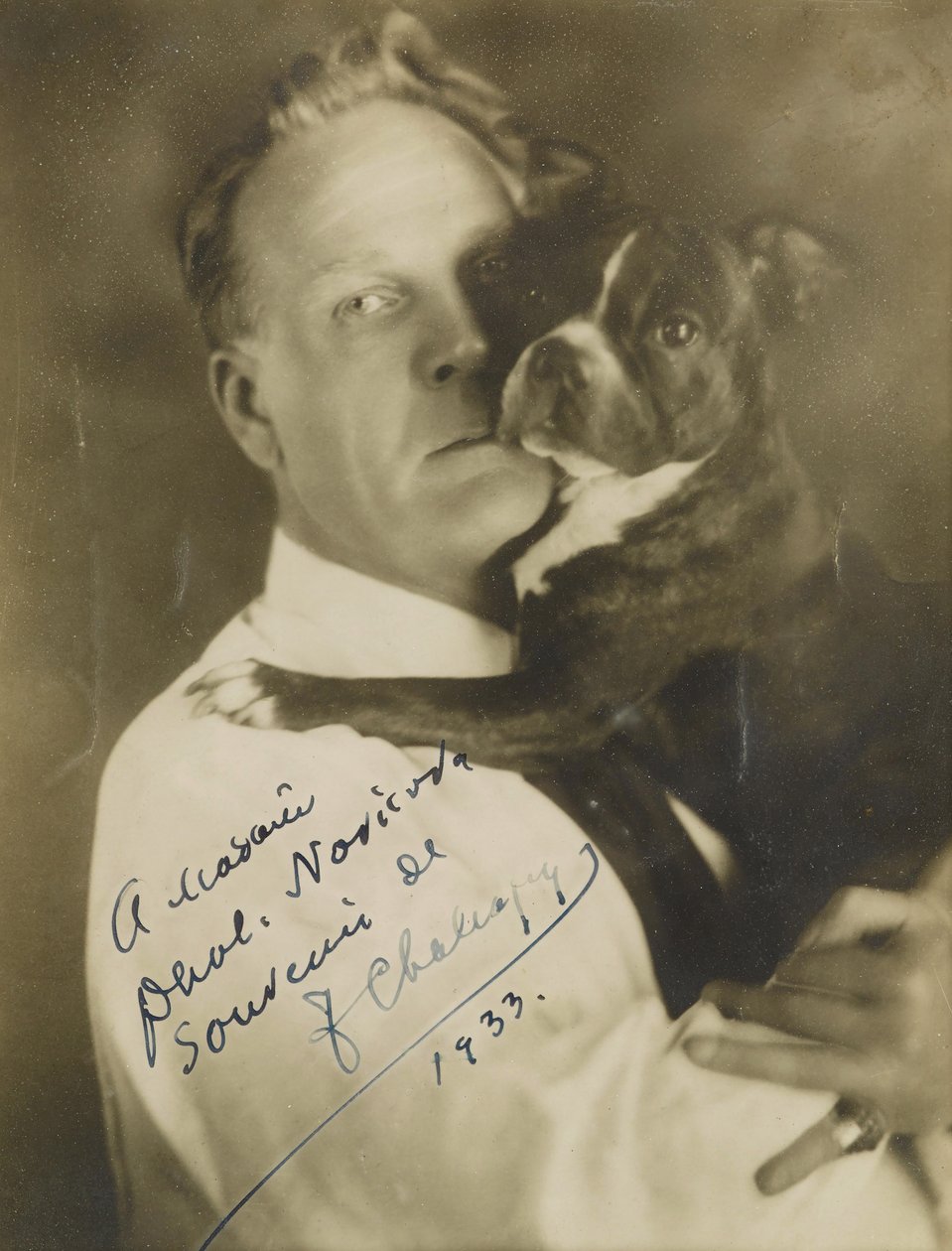 Portrait of the singer Feodor Ivanovich Chaliapin, c. 1930 by Herman Mishkin