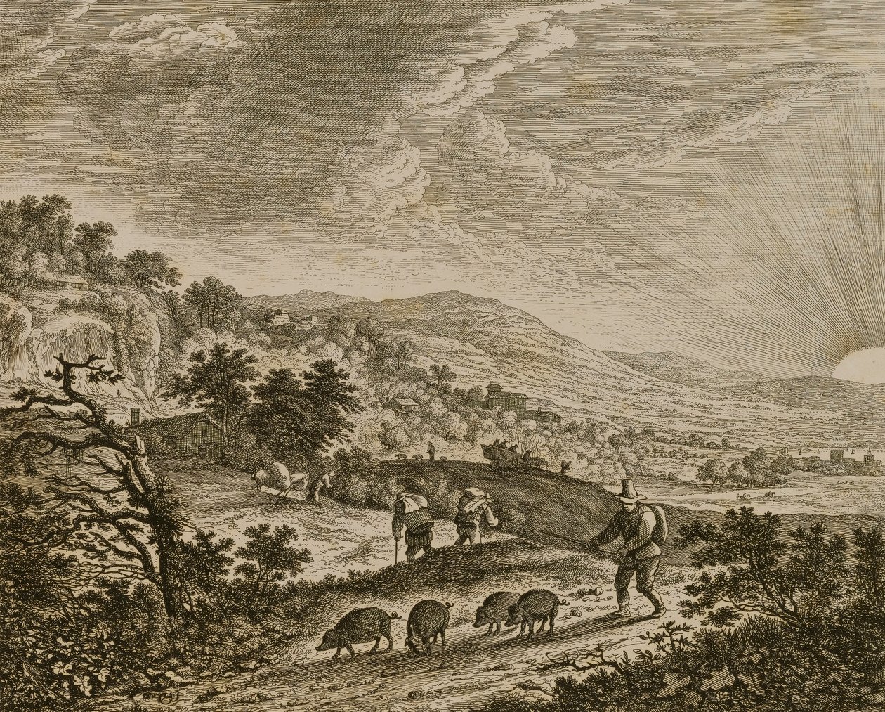 The Swineherd by Herman Saftleven