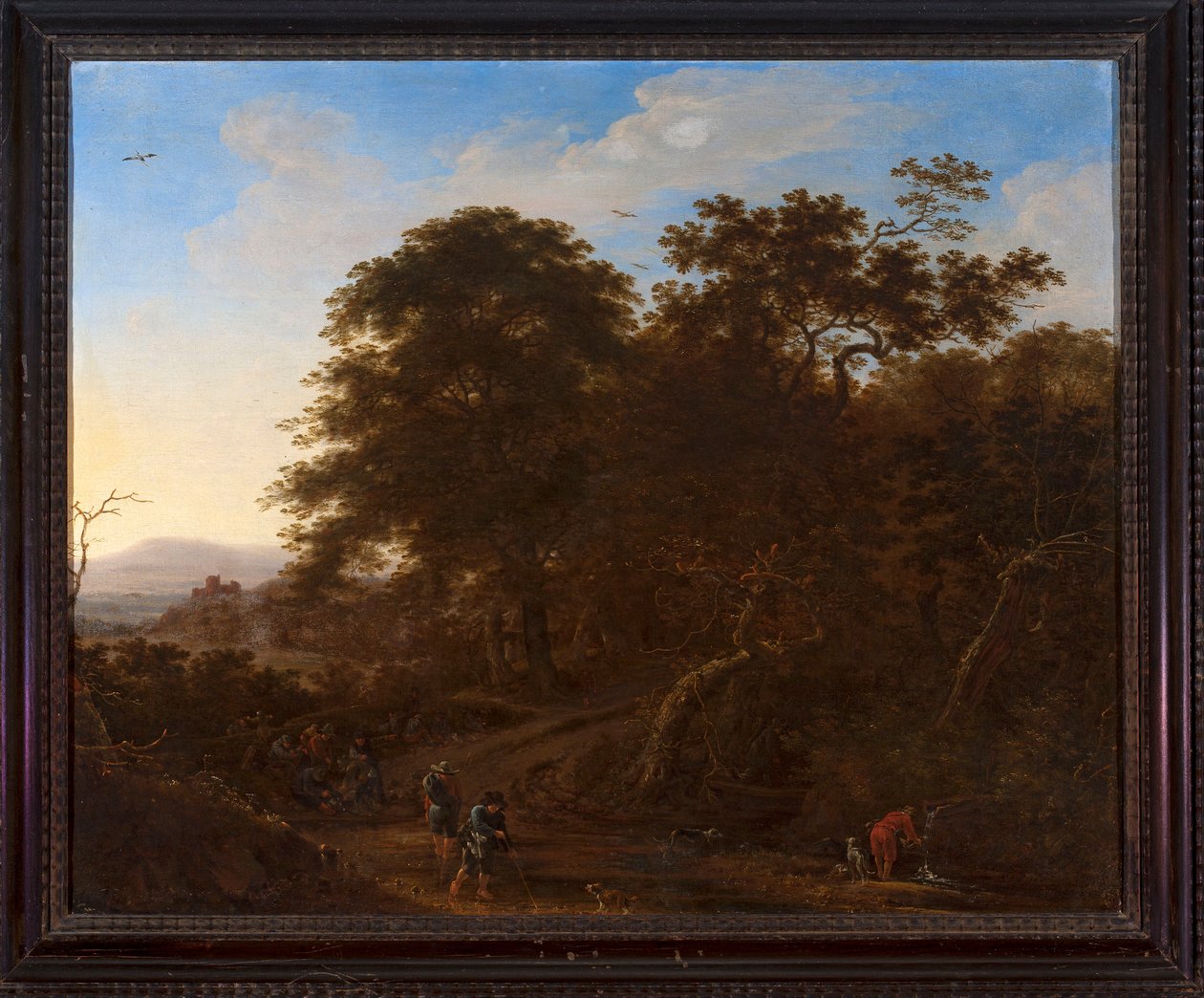 Landscape with Travelers by Herman Saftleven