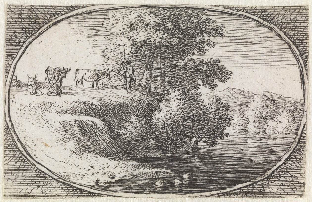 Landscape (No. 12 from the series: Various Countryside Fantasies) by Herman van Swanevelt
